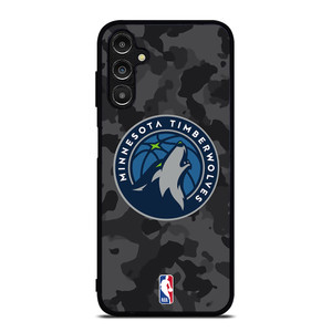 MINNESOTA TIMBERWOLVES BLACK CAMO Samsung Galaxy A14 Case Cover