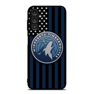 MINNESOTA TIMBERWOLVES NBA USA FLAG Samsung Galaxy A14 Case Cover
