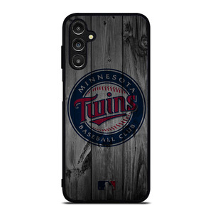 MINNESOTA TWINS BASEBALL MLB WOOD LOGO Samsung Galaxy A14 Case Cover