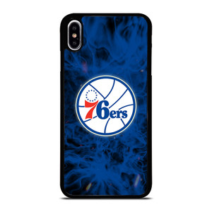 PHILADELPHIA 76ERS BASKETBALL NBA FIRE iPhone XS Max Case Cover
