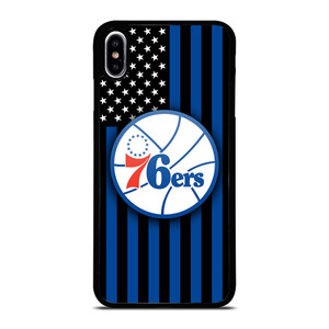 PHILADELPHIA 76ERS NBA USA FLAG iPhone XS Max Case Cover