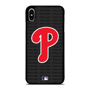 PHILADELPHIA PHILLIES BASEBALL BLACK iPhone XS Max Case Cover