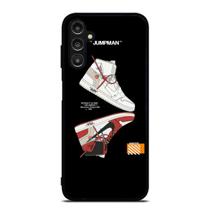 NIKE AIR JORDAN JUMPMAN OFF WHITE Samsung Galaxy A14 Case Cover