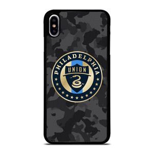 PHILADELPHIA UNION MLS BLACK CAMO iPhone XS Max Case Cover