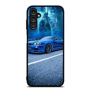NISSAN GTR GODZILLA BLUE 2 Samsung Galaxy A14 Case Cover