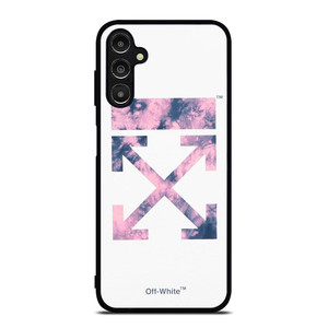 OFF WHITE PURPLE MARBLE Samsung Galaxy A14 Case Cover