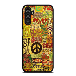 PEACE TAPESTRY PATTERN Samsung Galaxy A14 Case Cover PEACE TAPESTRY PATTERN Samsung Galaxy A14 Case Cover