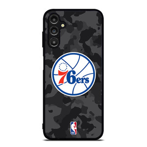 PHILADELPHIA 76ERS BLACK CAMO Samsung Galaxy A14 Case Cover