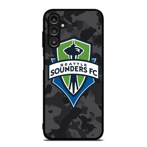 SEATTLE SOUNDERS FC MLS BLACK CAMO Samsung Galaxy A14 Case Cover