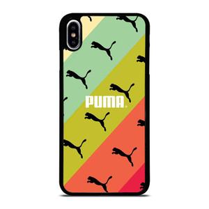 PUMA LOGO STRIPE PATTERN iPhone XS Max Case Cover