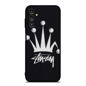 STUSSY FUZZY REGAL CROWN Samsung Galaxy A14 Case Cover