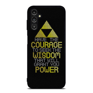 TRIFORCE ZELDA QUOTES Samsung Galaxy A14 Case Cover