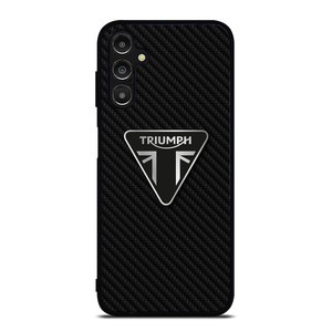 TRIUMPH MOTORCYCLES CARBON FIBER Samsung Galaxy A14 Case Cover TRIUMPH MOTORCYCLES CARBON FIBER Samsung Galaxy A14 Case Cover