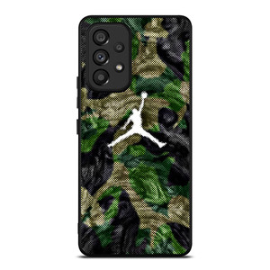 AIR JORDAN GREEN CAMO Samsung Galaxy A53 Case Cover