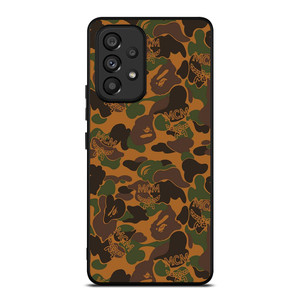 BAPE X MCM WORLDWIDE Samsung Galaxy A53 Case Cover