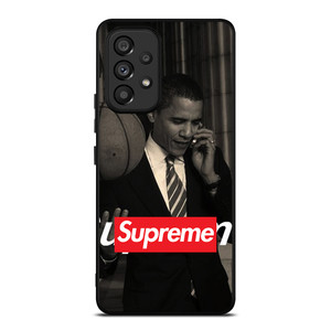 BARRACK OBAMA BASKETBALL SUPREME Samsung Galaxy A53 Case Cover