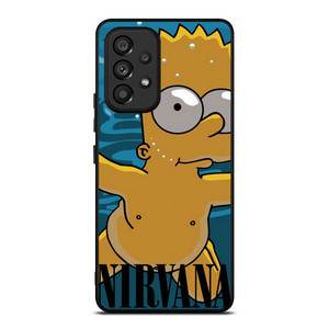 BART SIMPSONS NEVERMIND NIRVANA Samsung Galaxy A53 Case Cover