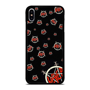 SLAYER ROCK BAND PATTERN iPhone XS Max Case Cover