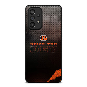 CINCINNATI BENGALS NFL FOOTBALL SEIZE THE DEY Samsung Galaxy A53 Case Cover