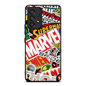 DC MARVEL SUPERHERO COLLAGE Samsung Galaxy A53 Case Cover