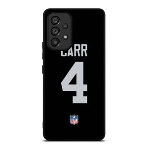DEREK CARR LAS VEGAS RAIDERS NFL Samsung Galaxy A53 Case Cover DEREK CARR LAS VEGAS RAIDERS NFL Samsung Galaxy A53 Case Cover