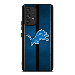 DETROIT LIONS NFL METAL STRIPE Samsung Galaxy A53 Case Cover