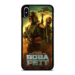 STAR WARS THE BOOK OF BOBA FETT iPhone XS Max Case Cover STAR WARS THE BOOK OF BOBA FETT iPhone XS Max Case Cover