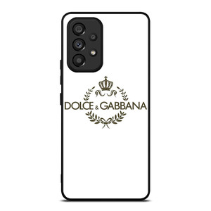 DOLCE AND GABBANA WHITE LOGO Samsung Galaxy A53 Case Cover DOLCE AND GABBANA WHITE LOGO Samsung Galaxy A53 Case Cover