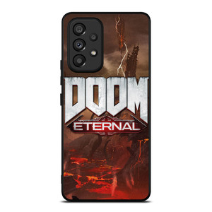 DOOM ETERNAL GAMES LOGO Samsung Galaxy A53 Case Cover DOOM ETERNAL GAMES LOGO Samsung Galaxy A53 Case Cover