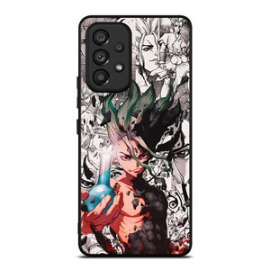 DR STONE ANIME BLACK WHITE Samsung Galaxy A53 Case Cover