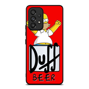 DUFF BEER THE SIMPSONS CARTOON 4 Samsung Galaxy A53 Case Cover
