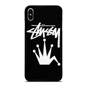 STUSSY PARIS BENT CROWN iPhone XS Max Case Cover