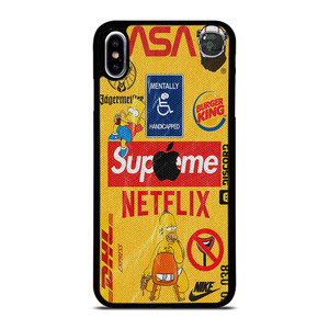 SUPREME NETFLIX COLLAGE iPhone XS Max Case Cover