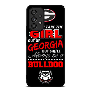 GEAORGIA BULLDOGS FOOTBALL GIRL Samsung Galaxy A53 Case Cover