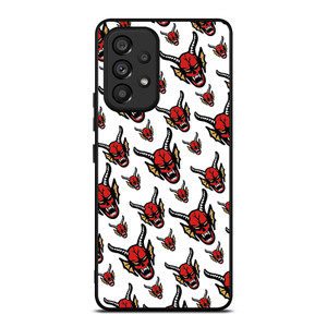 HELLFIRE CLUB STRANGER THINGS PATTERN Samsung Galaxy A53 Case Cover
