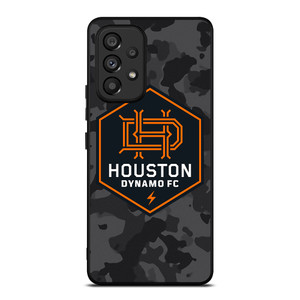 HOUSTON DYNAMO FC MLS BLACK CAMO Samsung Galaxy A53 Case Cover