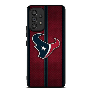 HOUSTON TEXANS NFL METAL STRIPE Samsung Galaxy A53 Case Cover