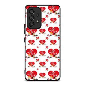 I LOVE LUCY CARTOON PATTERN Samsung Galaxy A53 Case Cover I LOVE LUCY CARTOON PATTERN Samsung Galaxy A53 Case Cover