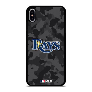 TAMPA BAY RAYS BASEBALL BLACK CAMO iPhone XS Max Case Cover TAMPA BAY RAYS BASEBALL BLACK CAMO iPhone XS Max Case Cover