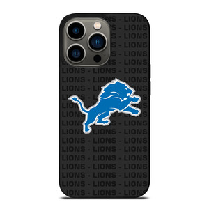 DETROIT LIONS FOOTBALL TEXT iPhone 13 Pro Case Cover DETROIT LIONS FOOTBALL TEXT iPhone 13 Pro Case Cover