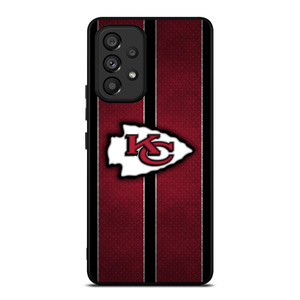 KANSAS CITY CHIEFS NFL METAL STRIPE Samsung Galaxy A53 Case Cover