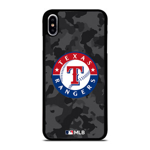 TEXAS RANGERS BASEBALL BLACK CAMO iPhone XS Max Case Cover TEXAS RANGERS BASEBALL BLACK CAMO iPhone XS Max Case Cover