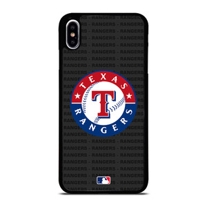 TEXAS RANGERS BASEBALL BLACK iPhone XS Max Case Cover TEXAS RANGERS BASEBALL BLACK iPhone XS Max Case Cover