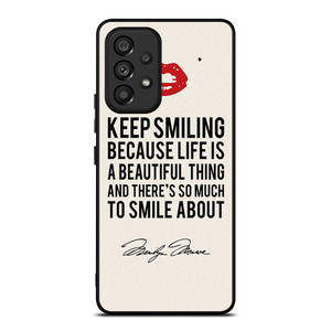 MARILYN MONROE QUOTES Samsung Galaxy A53 Case Cover MARILYN MONROE QUOTES Samsung Galaxy A53 Case Cover