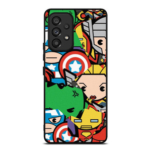 MARVEL COMIC CHARACTERS COLLAGE Samsung Galaxy A53 Case Cover
