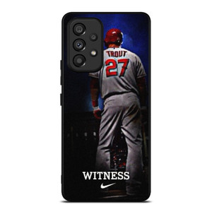 MIKE TROUT LOS ANGELES ANGELS MLB 2 Samsung Galaxy A53 Case Cover