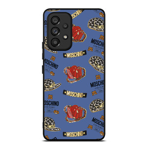 MOSCHINO BEAR COUTURE PATTERN Samsung Galaxy A53 Case Cover