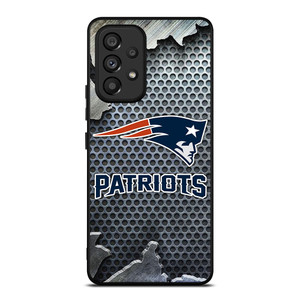 NEW ENGLAND PATRIOTS BROKEN METAL Samsung Galaxy A53 Case Cover