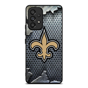 NEW ORLEANS SAINTS BROKEN METAL Samsung Galaxy A53 Case Cover