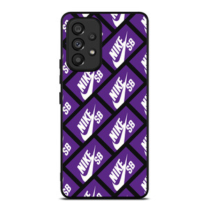 NIKE SB SKATEBOARD BOX PATTERN PURPLE Samsung Galaxy A53 Case Cover